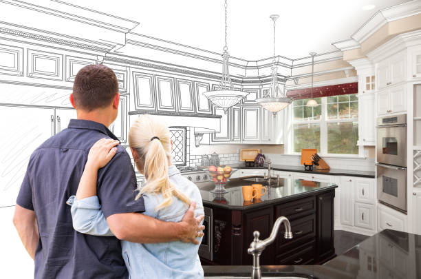 Professional Kitchen Island Installation technician working in Trenton, NJ